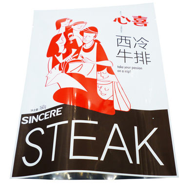Mariniertes Steak-Aluminium steht herauf Beutel heißsiegelnde 21cm*16cm