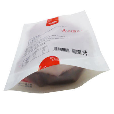 Biologisch abbaubarer Standbeutel von Kingred, transparentes Fenster, Verpackungsbeutel für Tee, Kaffee, Snacks