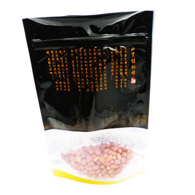 Reißverschluss der getrocknetes Rindfleisch-Nahrungsmittelverpackungsmaterial-26cm*18cm stehen oben Beutel