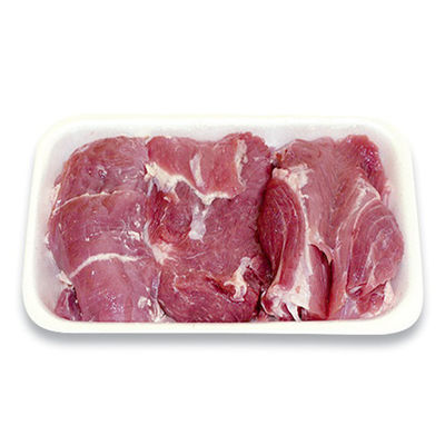 Tiefe der Antinebel-weiße schwarze Wegwerfessenstablett-100mm für Fleisch-Fische