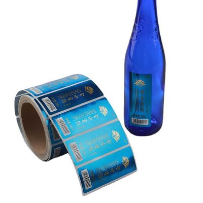 Wein-Wasser-Bier druckte Flaschen-Aufkleber wasserdichtes PVC-HAUSTIER selbstklebenden Aufkleber