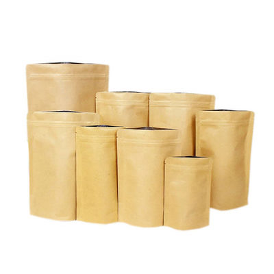 Doy-Satz-Verpacken- der Lebensmitteltaschen-wasserdichter Kraftpapier-Stand herauf Beutel mit Reißverschluss