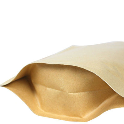 Doy-Satz-Verpacken- der Lebensmitteltaschen-wasserdichter Kraftpapier-Stand herauf Beutel mit Reißverschluss