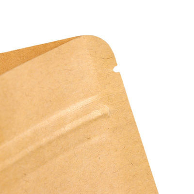 Doy-Satz-Verpacken- der Lebensmitteltaschen-wasserdichter Kraftpapier-Stand herauf Beutel mit Reißverschluss