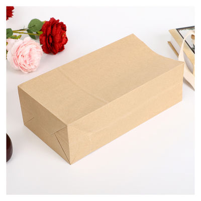 Brown Soem, das ODM Kraftpapier-Brot druckte, sackt Stärke 35um-150um ein