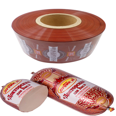 Unterschiedliche Farben verfügbar Zolllogo Flexographie Druck 5 Schichten Wurst Gehäuse für Wurst