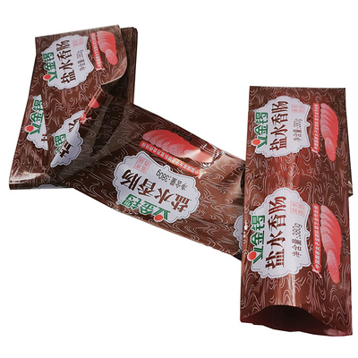 Kunststoff-Wurstgehäuse mit benutzerdefiniertem Logo Flexographie-Druck Kunststoff-Rindfleisch-Wurstgehäuse