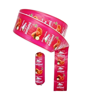 Kunststoff-Wurstgehäuse Lebensmittel-Wurstverpackung Würstchengehäuse Custom Flexographie Druck Markenlogo