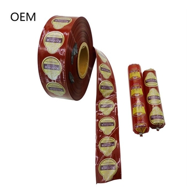 Warme Produkte Mittagessen Fleischverpackung Kunststoff Wurst Hülsen kundenspezifisches Logo