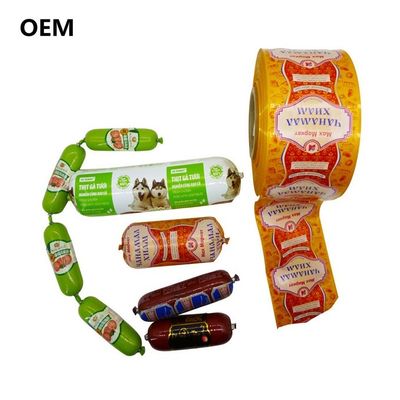 Schnelle Lieferung Flexographie Druck Kunststoffgehäuse können gekocht werden Polyamidgehäuse für Wurst