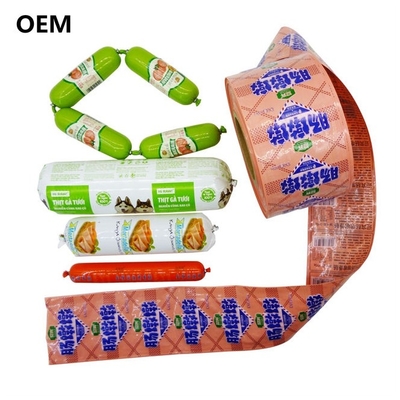 unterschiedliche Größen von 20 mm Fuß bis 160 mm Flexographie-Logo-gedruckte Plastikwursthülle