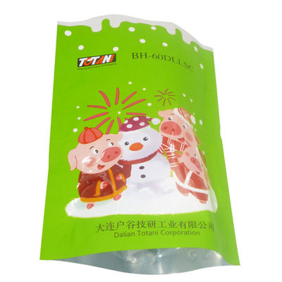 Großhandel Video-Plastikbeutel kundenspezifische digitale Druckmarke LOGO Snack feuchtigkeitsdichte Reißverschlussbeutel