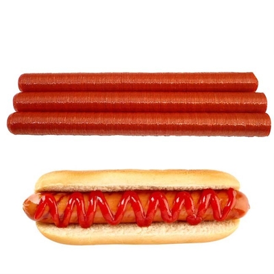 Fabrik-Direktverkauf Maßgeschneiderte Größenübertragung Rotzellulose Gehäuse Gehäuse für Frankfurter Wurst