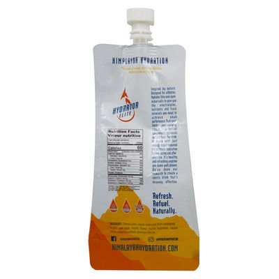 Stehen Sie oben 350ml Getränk Doypack, das mit Kieselgel-Sammelfilm kompostierbar ist