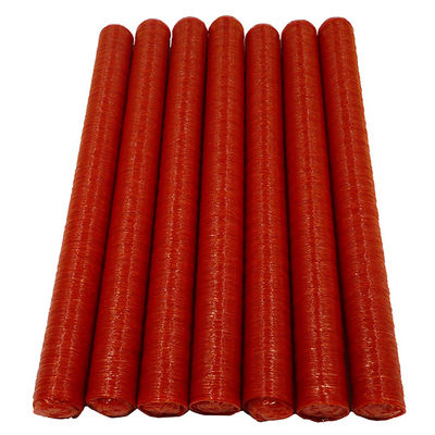 Rote Farbe Hochdurchlässige Rauchhaltige Zellulose Vegan Zellulose Wursthalte